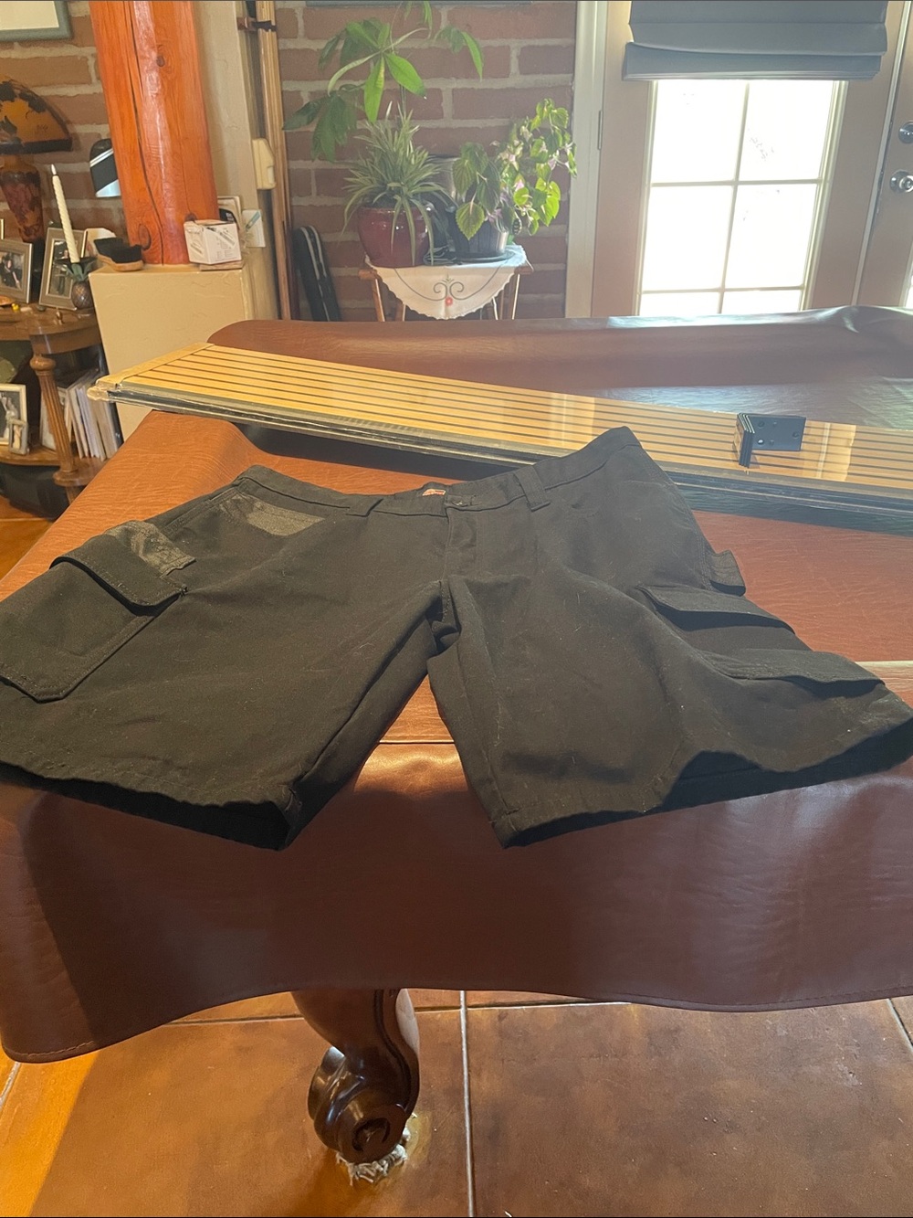 Dickies Black Men's Cargo Shorts with Utility Pockets